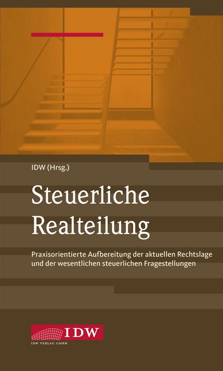 Produktbild: IDW, Steuerliche Realteilung