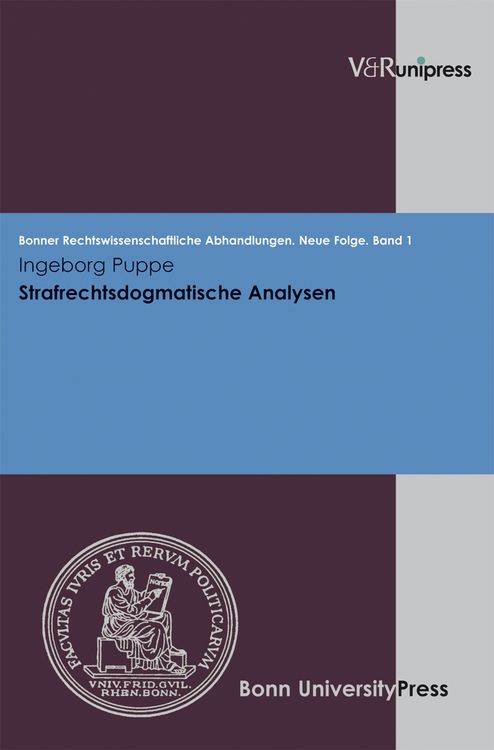 Produktbild: Strafrechtsdogmatische Analysen