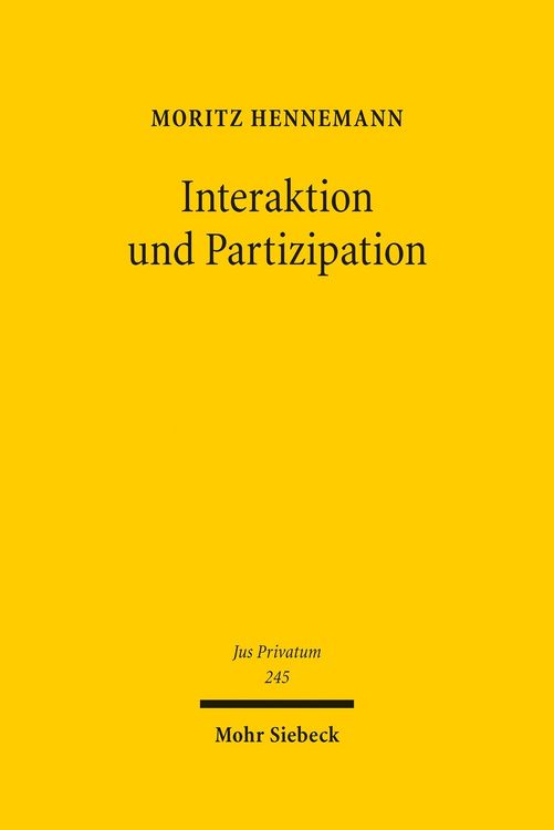 Produktbild: Interaktion und Partizipation