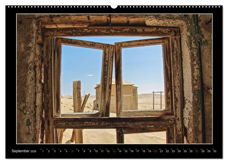 Produktbild: Geisterstadt Kolmannskuppe (Wandkalender 2026 DIN A2 quer), CALVENDO Monatskalender