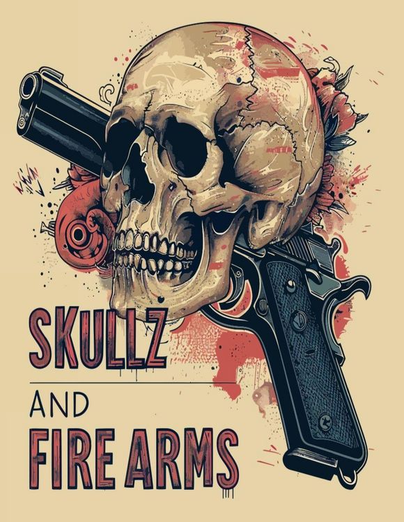 Produktbild: Skullz and Firearms Coloring Book