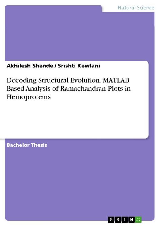 Produktbild: Decoding Structural Evolution. MATLAB Based Analysis of Ramachandran Plots in Hemoproteins