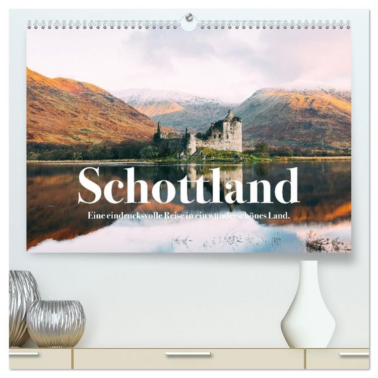 Produktbild: Schottland - Eine eindrucksvolle Reise in ein wundersch&ouml;nes Land. (hochwertiger Premium Wandkalender 2026 DIN A2 quer), Kunstdruck in Hochglanz