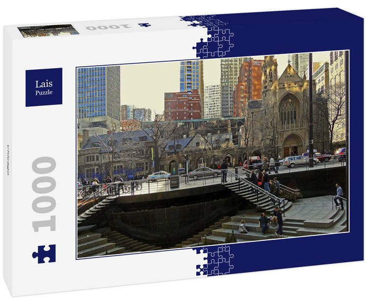 Produktbild: Lais Puzzle Chicago 1000 Teile