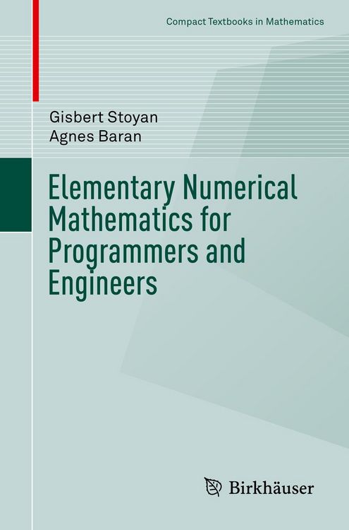 Produktbild: Elementary Numerical Mathematics for Programmers and Engineers