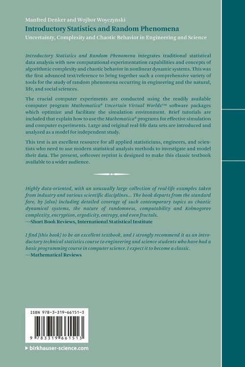Produktbild: Introductory Statistics and Random Phenomena