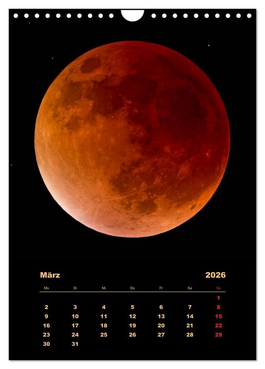 Produktbild: Wunderbares Universum (Wandkalender 2026 DIN A4 hoch), CALVENDO Monatskalender
