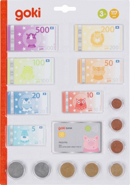 Produktbild: Spielgeld Tierische Taler, inkl. Kreditkarte