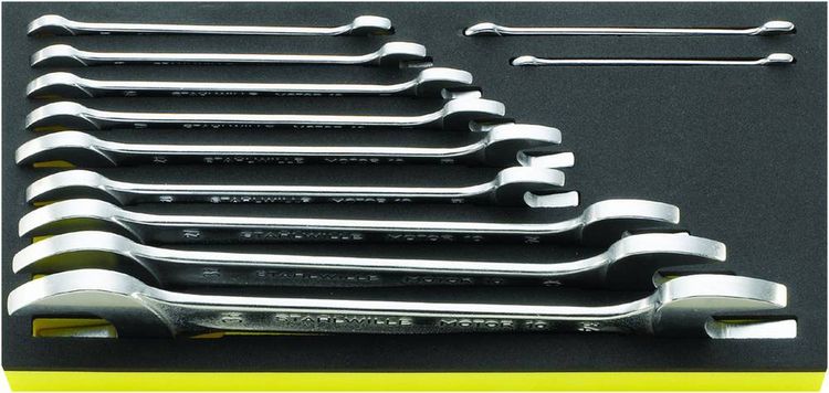 Produktbild: Stahlwille 96830167 TCS10/11,6X7-34X36MM Doppel-Maulschl&uuml;ssel-Satz Schl&uuml;sselweite (Metrisch) 6 - 36 mm