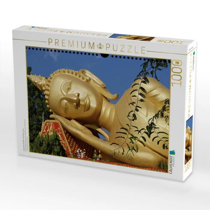 1000 Teile Puzzle Goldener Buddha - Holzpuzzle Für Erwachsene 50x75cm