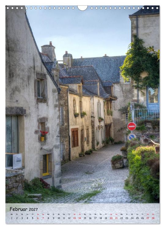 Produktbild: Rochefort-en-Terre. Traumdorf in der Bretagne (Wandkalender 2027 DIN A3 hoch), CALVENDO Monatskalender