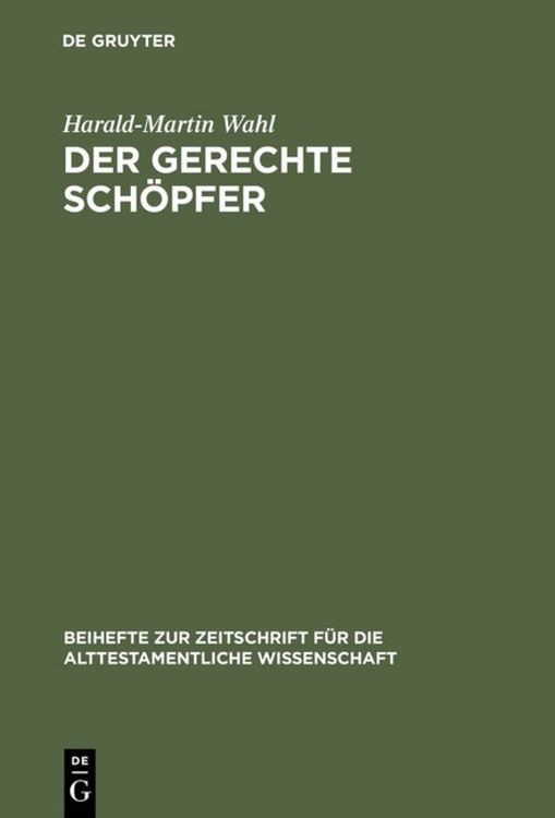 Produktbild: Der gerechte Sch&ouml;pfer