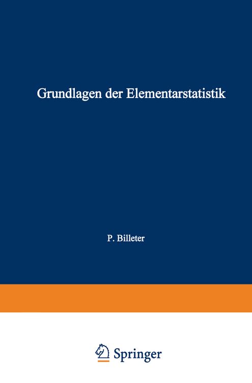Produktbild: Grundlagen der Elementarstatistik