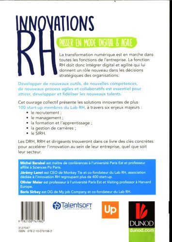 Produktbild: Innovations RH : passer en mode digital et agile