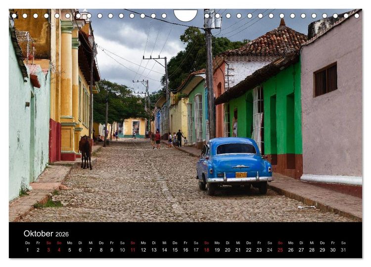Produktbild: Cuba Cars (Wandkalender 2026 DIN A4 quer), CALVENDO Monatskalender