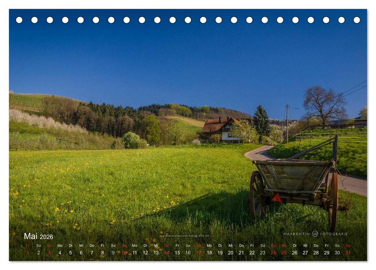 Produktbild: Romantisches Renchtal (Tischkalender 2026 DIN A5 quer), CALVENDO Monatskalender