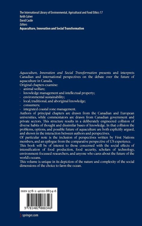 Produktbild: Aquaculture, Innovation and Social Transformation
