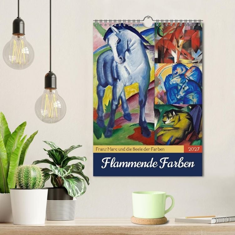 Produktbild: Flammende Farben (Wandkalender 2027 DIN A4 hoch), CALVENDO Monatskalender
