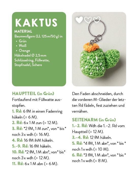 Produktbild: 55 x h&auml;keln &ndash; Mini-Amigurumis Schl&uuml;sselanh&auml;nger: Dein Kartenset mit niedlichen Tieren & mehr