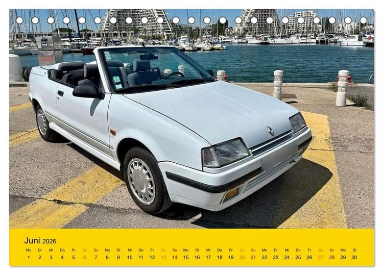 Produktbild: Historische Renault (Tischkalender 2026 DIN A5 quer), CALVENDO Monatskalender
