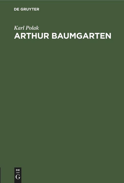 Produktbild: Arthur Baumgarten