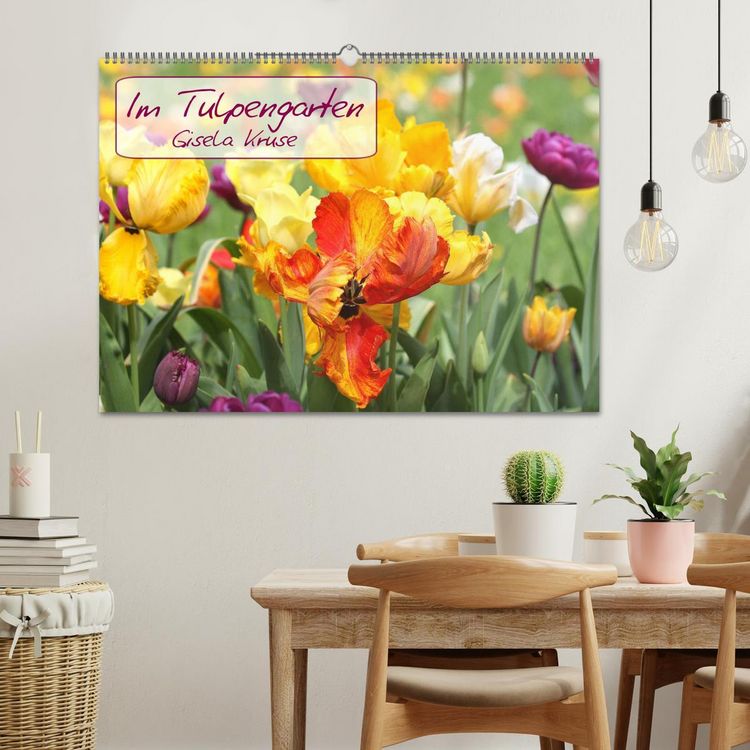 Produktbild: Im Tulpengarten (Wandkalender 2026 DIN A2 quer), CALVENDO Monatskalender