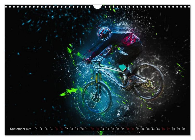 Produktbild: Downhill Explosion (Wandkalender 2026 DIN A3 quer), CALVENDO Monatskalender