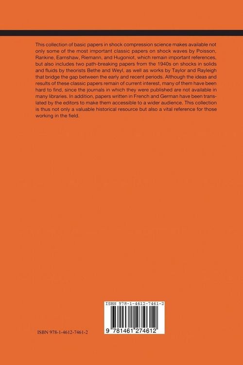 Produktbild: Classic Papers in Shock Compression Science