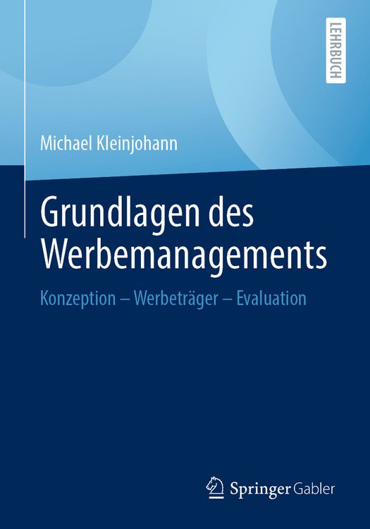 Produktbild: Grundlagen des Werbemanagements