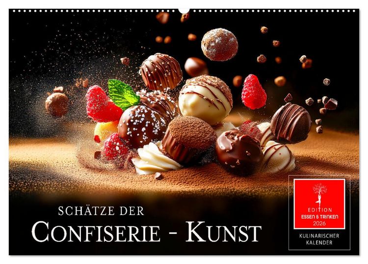 Produktbild: Sch&auml;tze der Confiserie Kunst (Wandkalender 2026 DIN A2 quer), CALVENDO Monatskalender