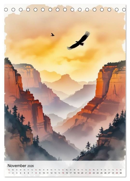 Produktbild: Kulturelle Sch&auml;tze in Aquarell (Tischkalender 2026 DIN A5 hoch), CALVENDO Monatskalender