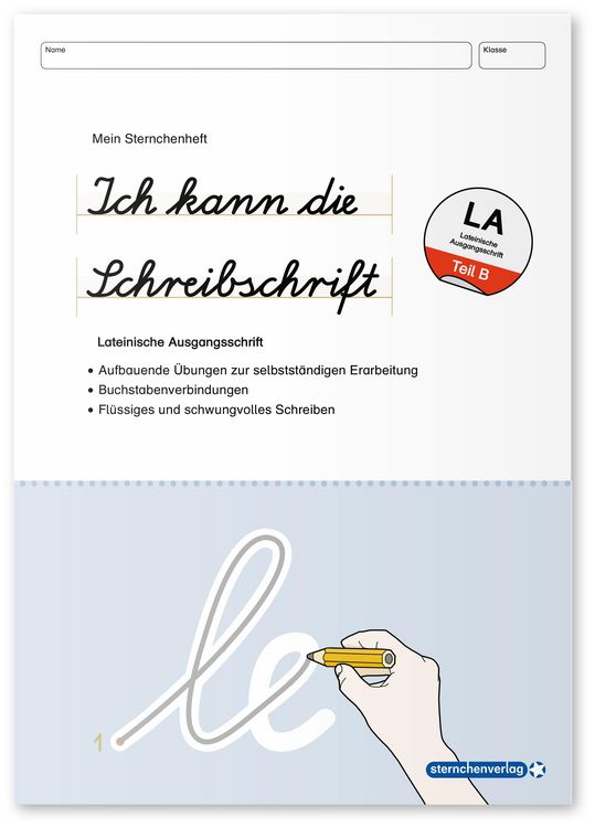 Produktbild: Ich kann die Schreibschrift + &Uuml;bungsheft zu den Buchstabenverbindungen - Lateinische Ausgangsschrift - 2 Hefte