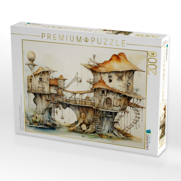 Produktbild: CALVENDO Puzzle Ein Motiv aus dem Kalender "Kuriose H&auml;user" | 2000 Teile Lege-Gr&ouml;&szlig;e 90x67cm Foto-Puzzle f&uuml;r gl&uuml;ckliche Stunden