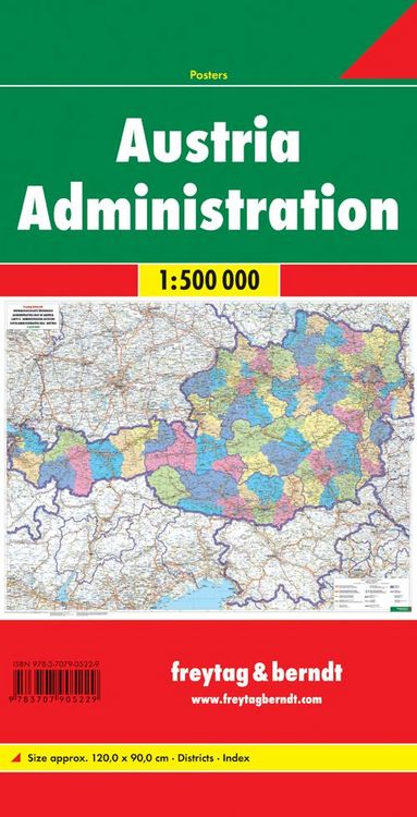 Produktbild: &Ouml;sterreich Verwaltungskarte