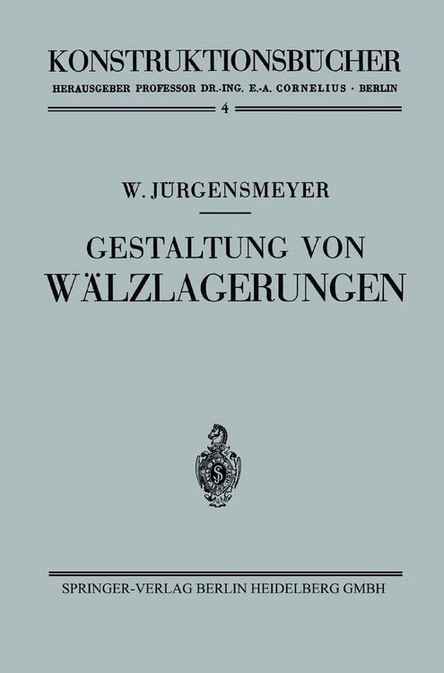 Produktbild: Gestaltung von W&auml;lzlagerungen