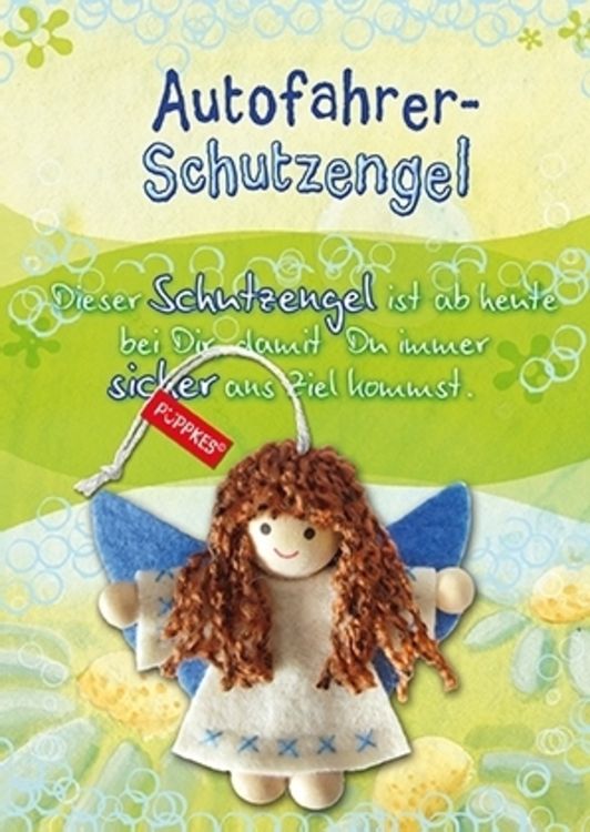 Charly Autofahrerschutzengel Aufhängen, Auto Schutzengel (Weiss