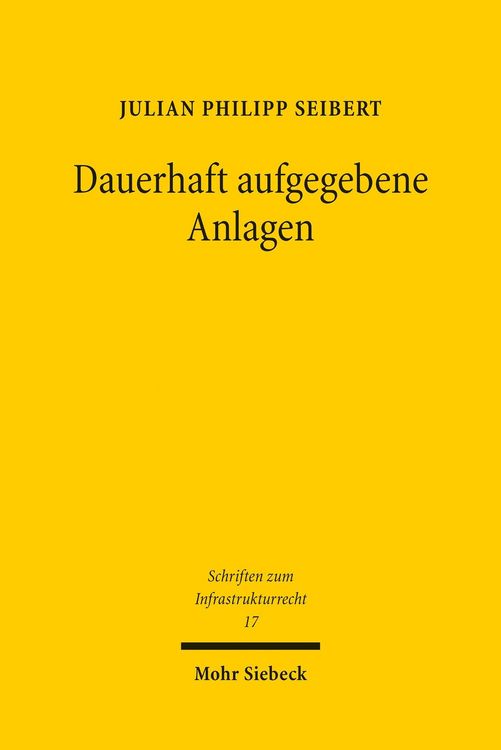 Produktbild: Dauerhaft aufgegebene Anlagen