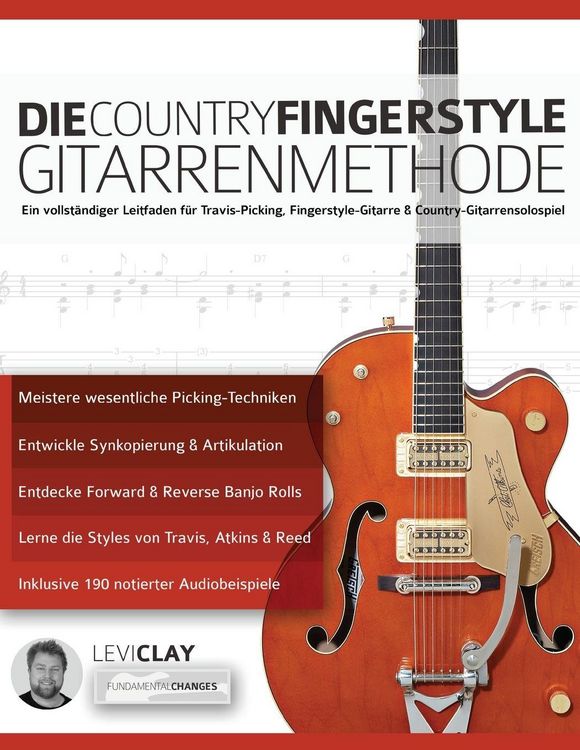 Produktbild: Die Country-Fingerstyle Gitarrenmethode