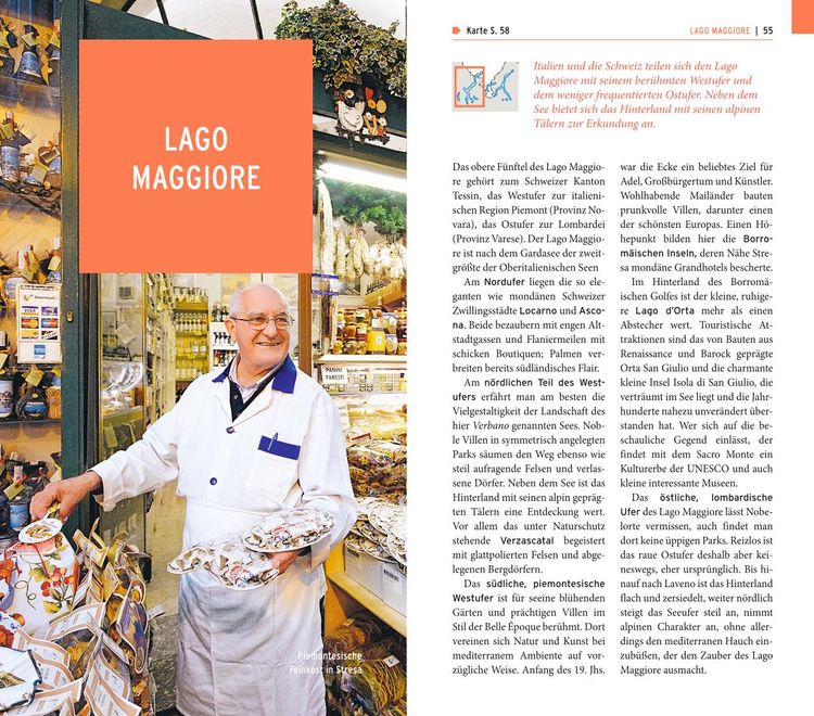Produktbild: POLYGLOTT on tour Reisef&uuml;hrer Lago Maggiore, Luganer & Comer See