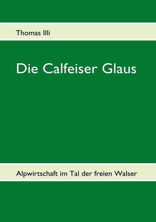 Produktbild: Die Calfeiser Glaus