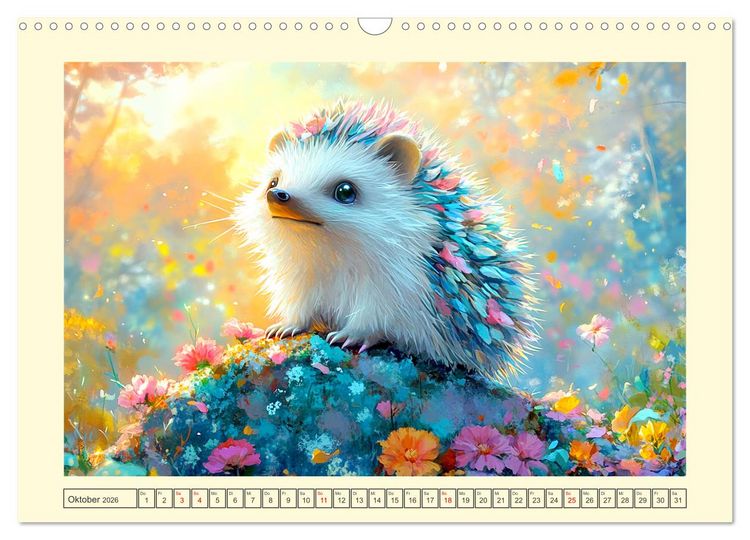 Produktbild: Willkommen im Wunderwald. Zauberhafte Abenteuer mit tierischen Freunden (Wandkalender 2026 DIN A3 quer), CALVENDO Monatskalender
