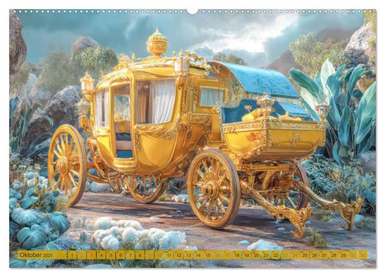 Produktbild: Kutschentr&auml;ume - Fantasiewerke (hochwertiger Premium Wandkalender 2027 DIN A2 quer), Kunstdruck in Hochglanz