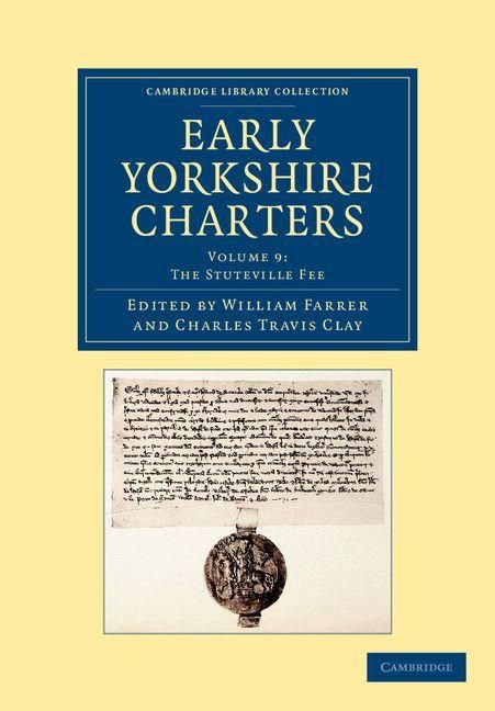 Produktbild: Early Yorkshire Charters