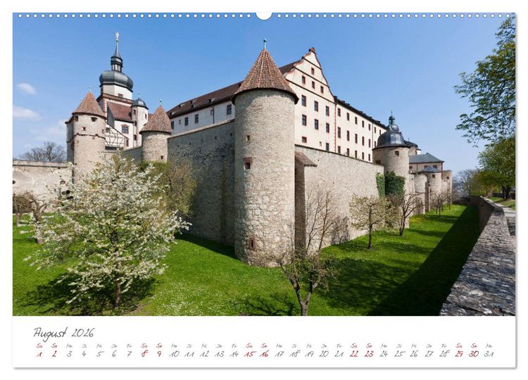 Produktbild: W&uuml;rzburg Die Barockstadt am Main (Wandkalender 2026 DIN A2 quer), CALVENDO Monatskalender