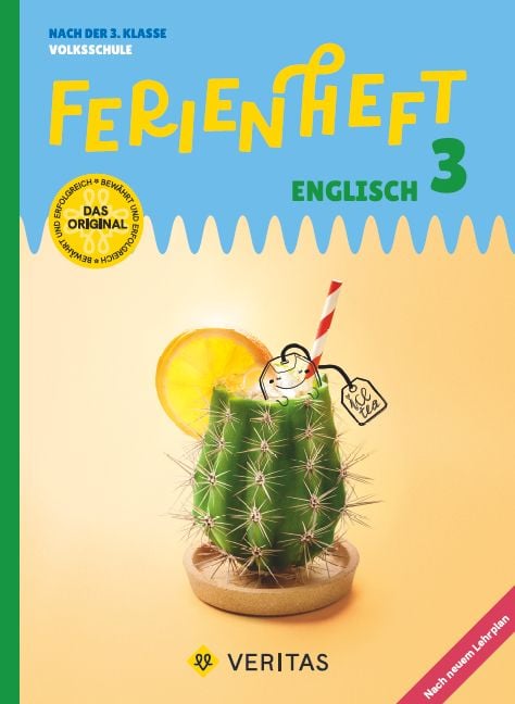 Produktbild: Ferienheft Englisch 3. Klasse Volksschule. Lehrplan 2023