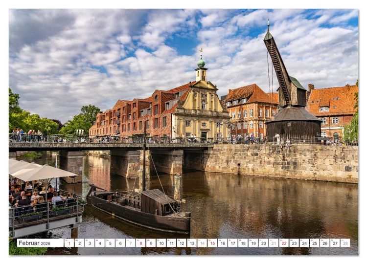 Produktbild: Niedersachsen - Hansestadt L&uuml;neburg (Wandkalender 2026 DIN A3 quer), CALVENDO Monatskalender