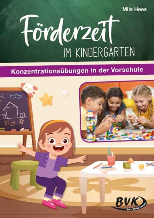 Produktbild: Hees, M: Förderzeit im Kindergarten - Konzentrationsübungen