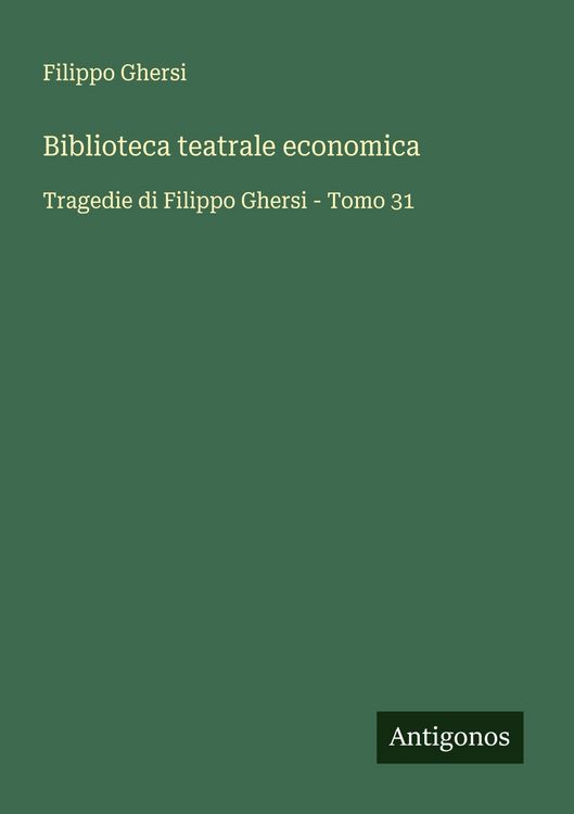 Produktbild: Biblioteca teatrale economica