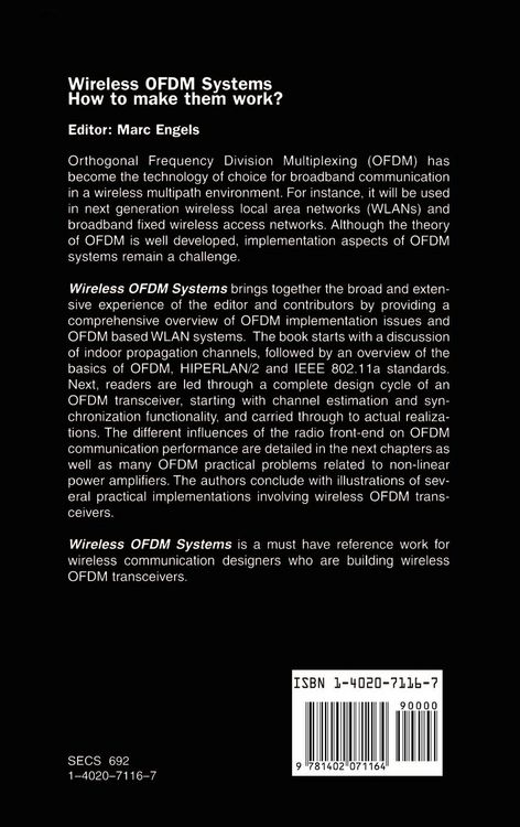 Produktbild: Wireless OFDM Systems