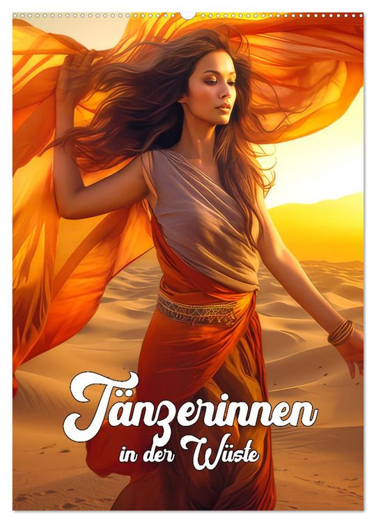 Produktbild: T&auml;nzerinnen in der W&uuml;ste (Wandkalender 2026 DIN A2 hoch), CALVENDO Monatskalender